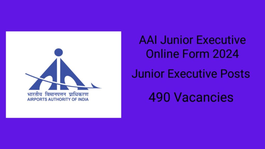 AAI Junior Executive Online Form 2024