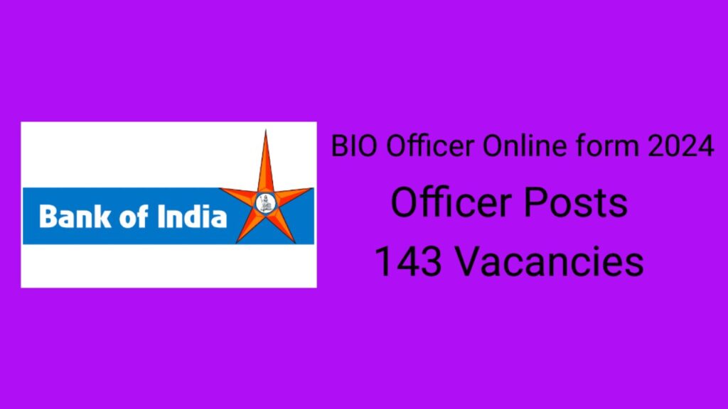 BOI Officer Online Form 2024
